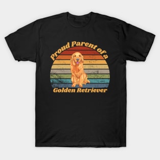 Proud Parent of a Golden Retriever T-Shirt